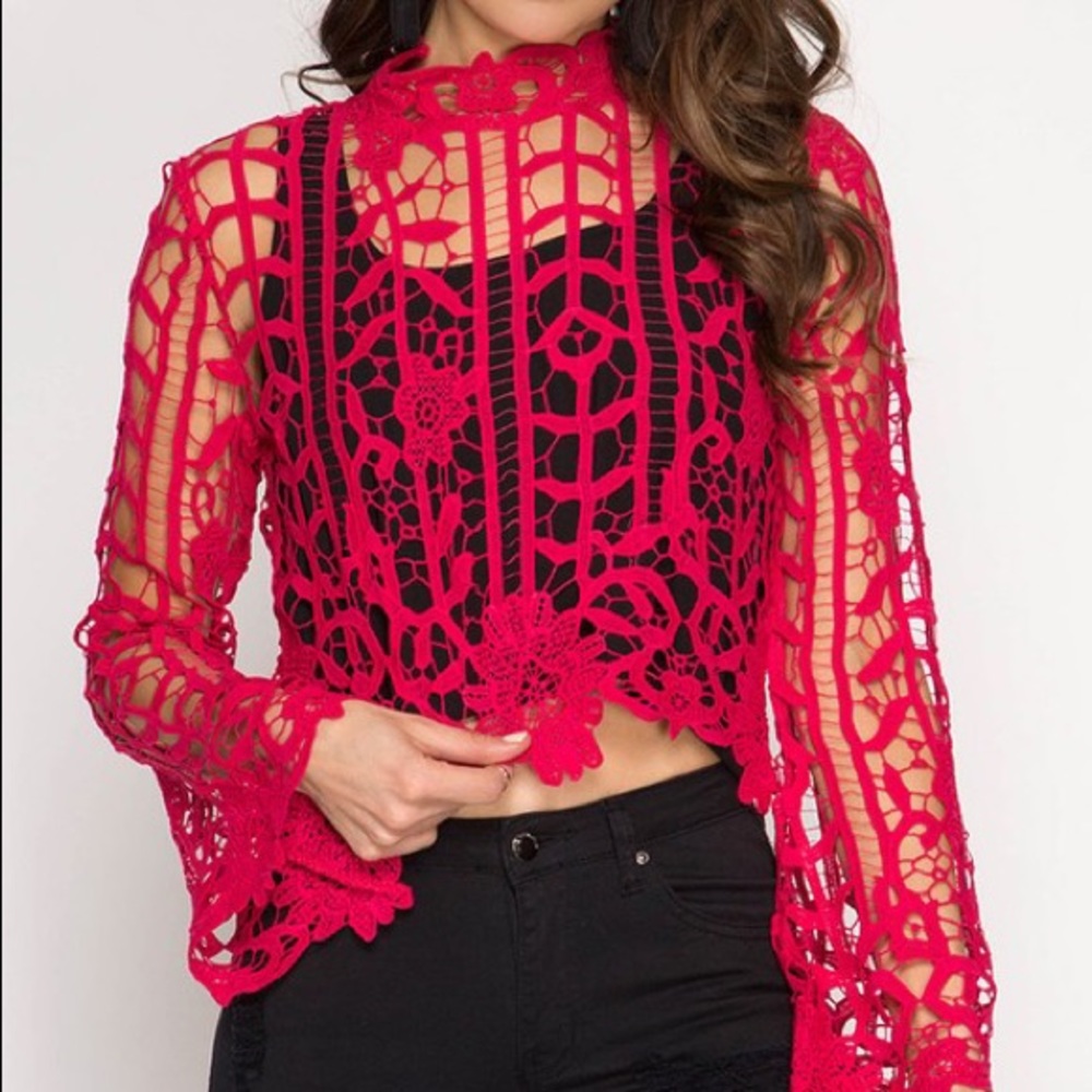 Crochet crop top